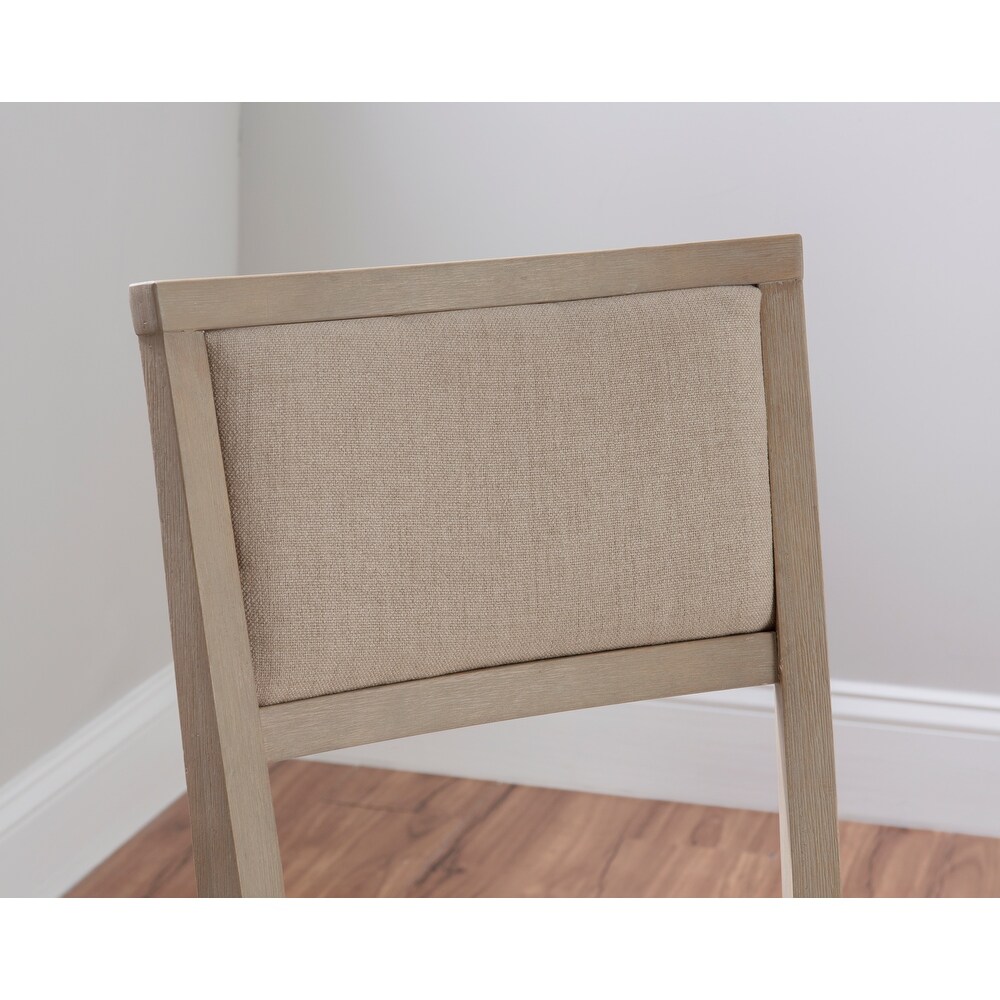 Ciara Grey Wash Folding Side Dining Chair (Set of 2)