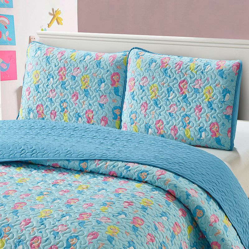 Harper Lane Mermaids and Friends 2-piece Quilt Set Twin