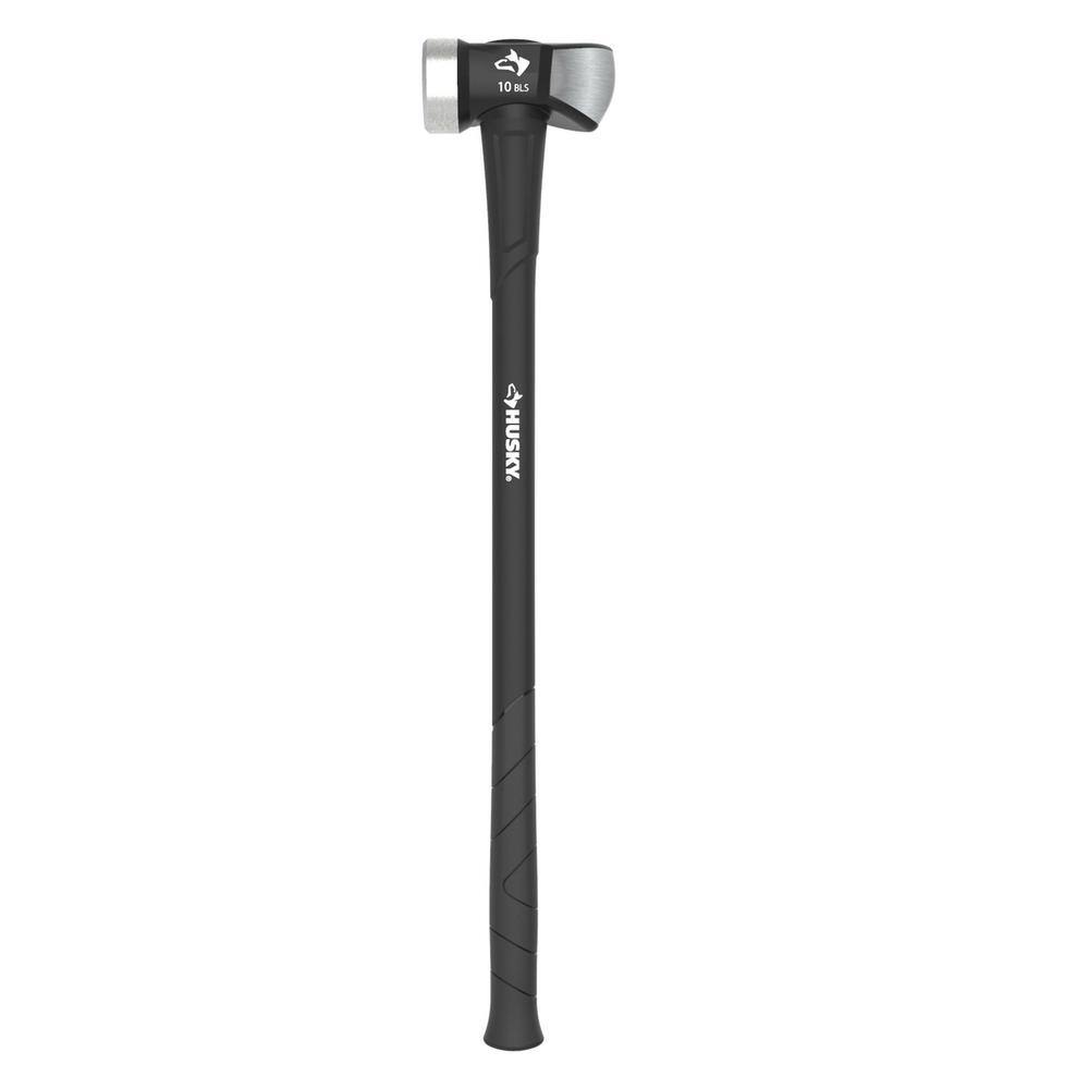 Husky 10 lbs. fiberglass hdl sledge hammer MD-10DSOF-HD