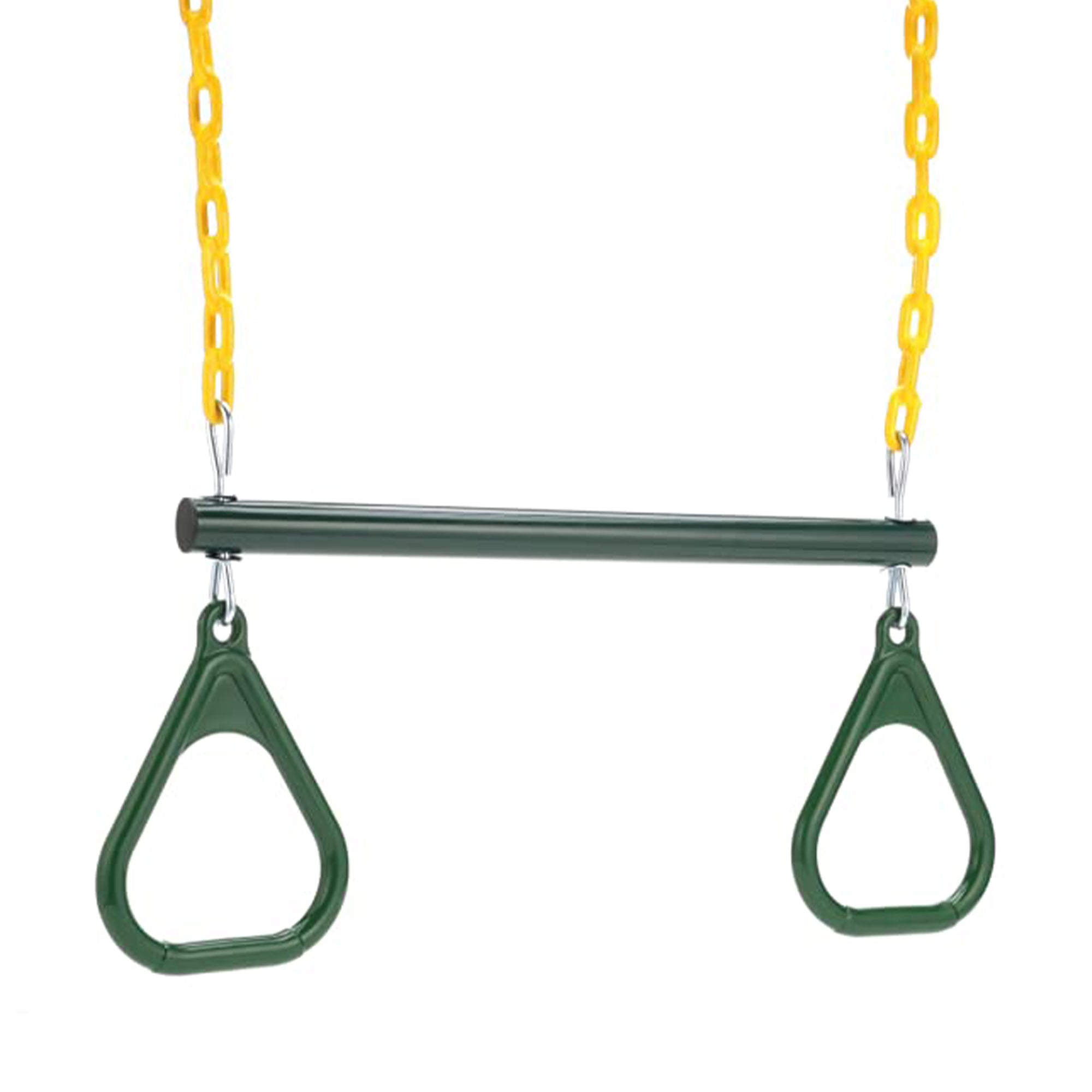 Eastern Jungle Gym Trapeze Bar and Gym Rings Combo with 43 Inch Chains