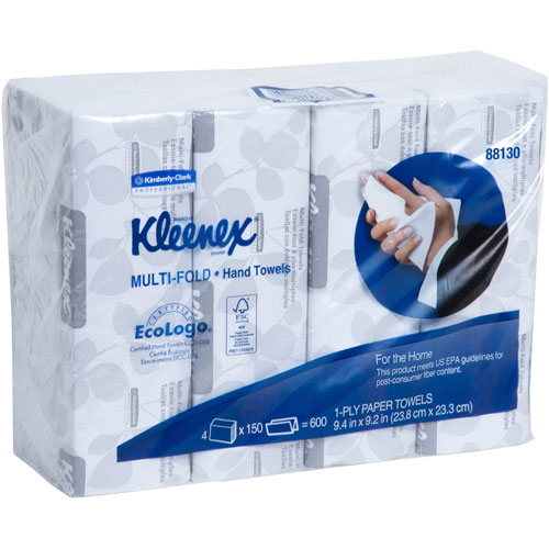 Kimberly-Clark Kleenex 88130 White Embossed Multifold Towels | KIM88130