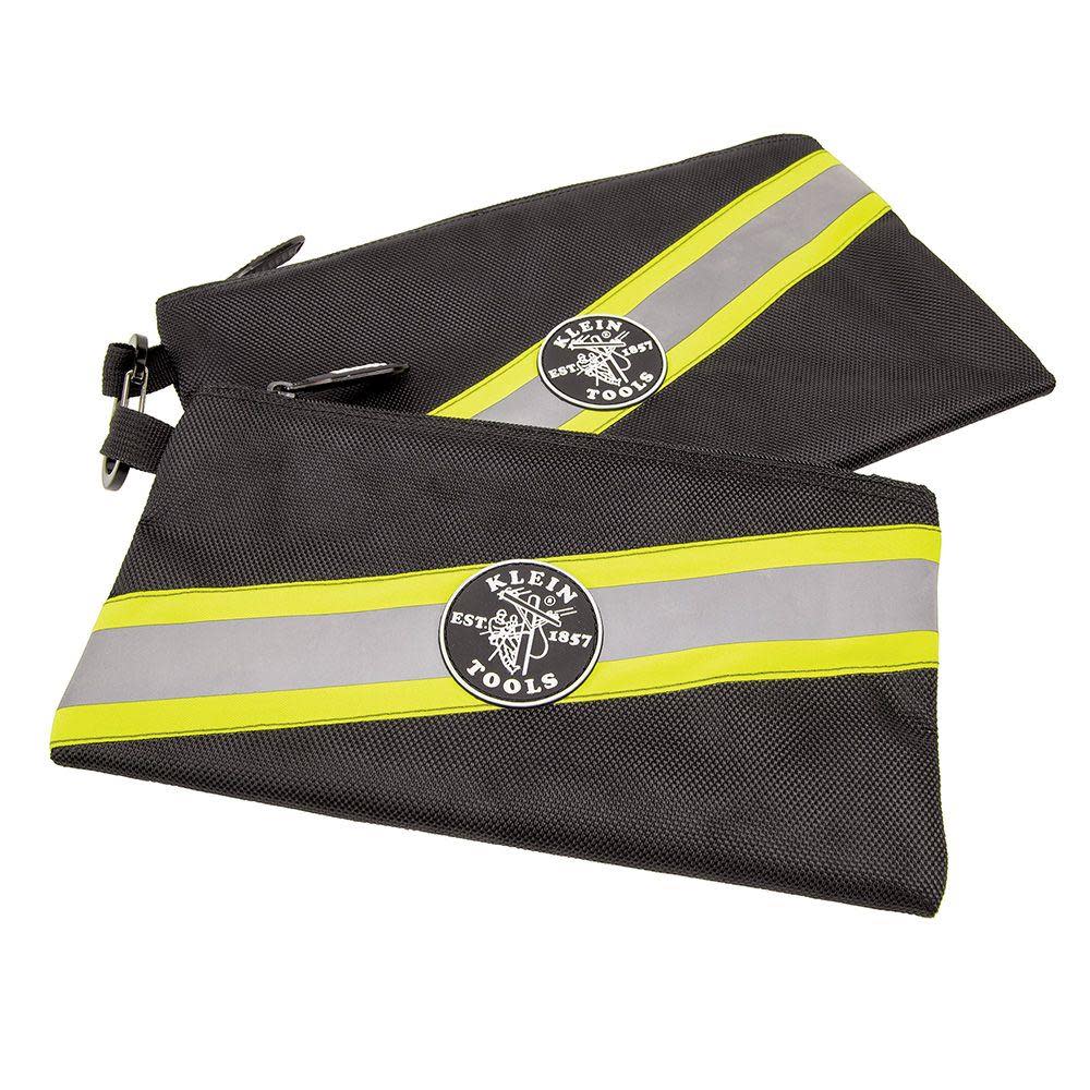 Klein Tools High Visibility Zipper Bags 2 Pk 55599 from Klein Tools