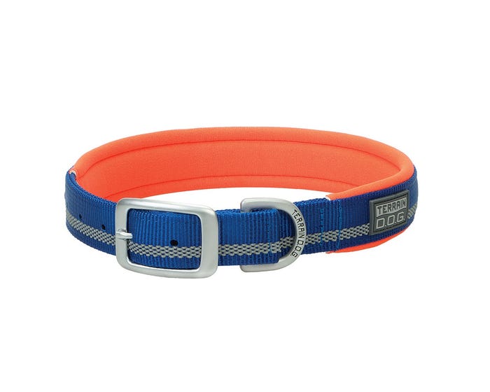 Terrain D.O.G. Reflective Neoprene Lined Dog Collar， 1