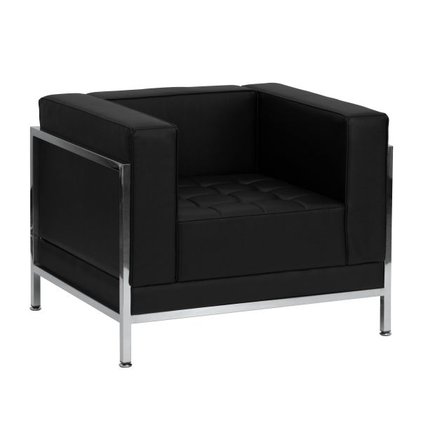 Flash Furniture Imagination Series Contemporary Black Leather Chair