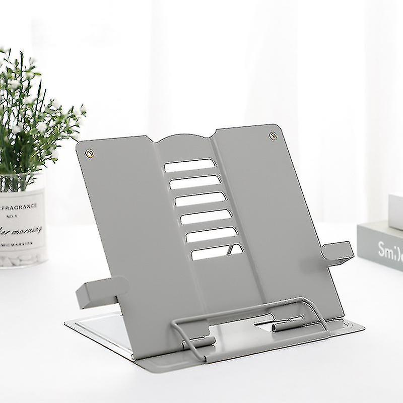 Multi-function Metal Book Stand Portable Adjustable Reading Rest Holder Anti-slip Stable Bookend Cookbook