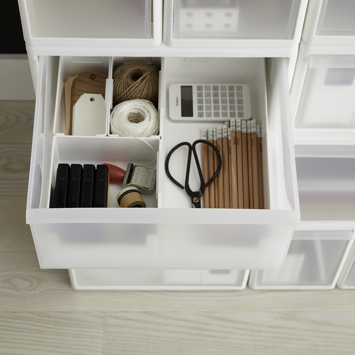 Likeit White Modular Drawers