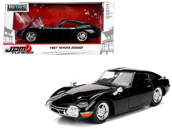 Jada 99575  1967 Toyota 2000GT Coupe Black JDM Tu...