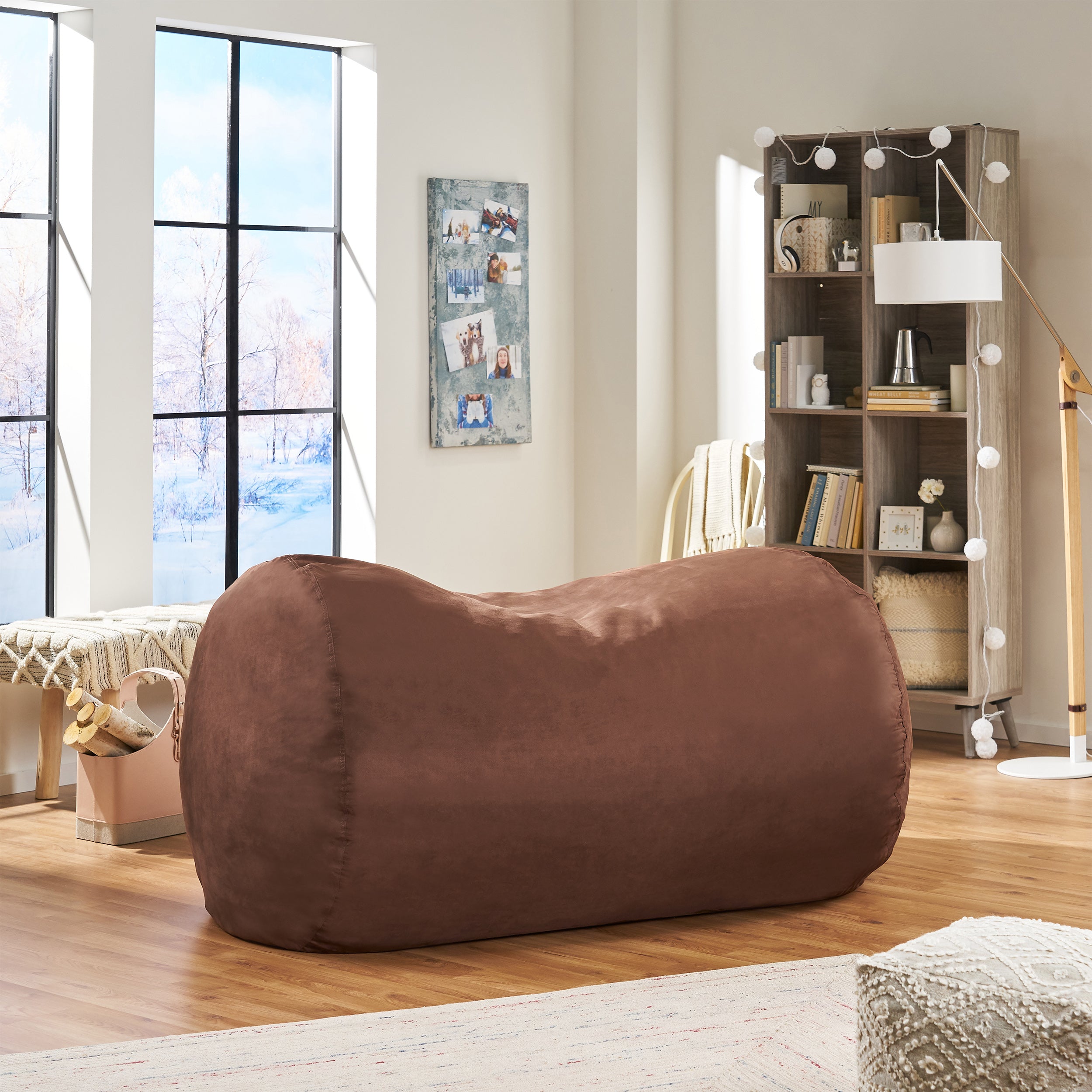 Barracuda Traditional 6.5 Foot Suede Bean Bag