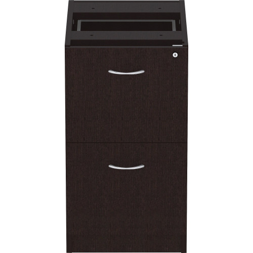 Lorell Essentials Espresso Laminate Pedestal (18221)