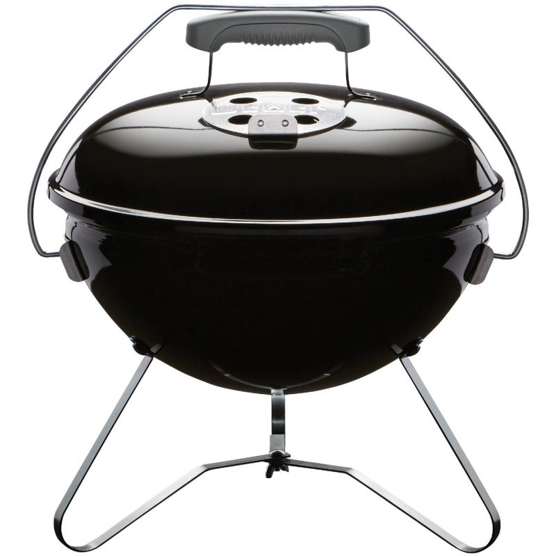 Weber Smokey Joe Tuck-N-Carry Premium Charcoal Grill Black