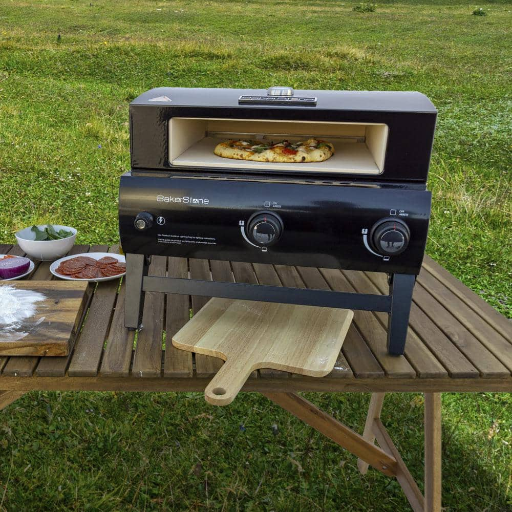 Bakerstone Original Series Outdoor Portable Gas Pizza Oven Box Kit O-AJLBD-E-000