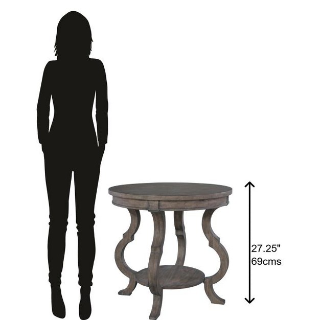 Hekman 23506 Hekman Round Lamp Table With Shaped Legs 2 3506 Lincoln Park