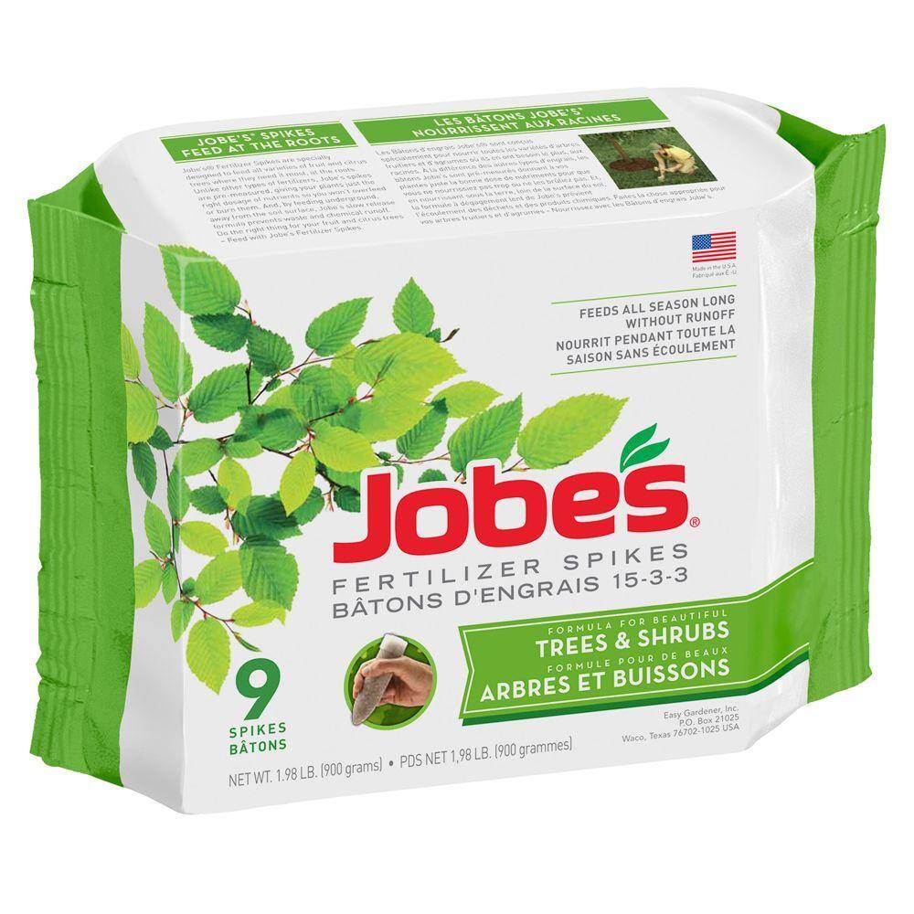 Jobe's 2.2 lb. Tree and Shrub Fertilizer Spikes (9-Pack) 01310