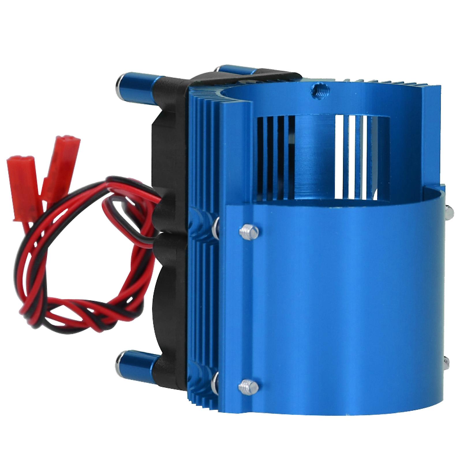 Heat Sink Cooling Cover With Dual Fan Motor Heat Sink For 1/8 1/10 Rc Car 4043mm Motorblue