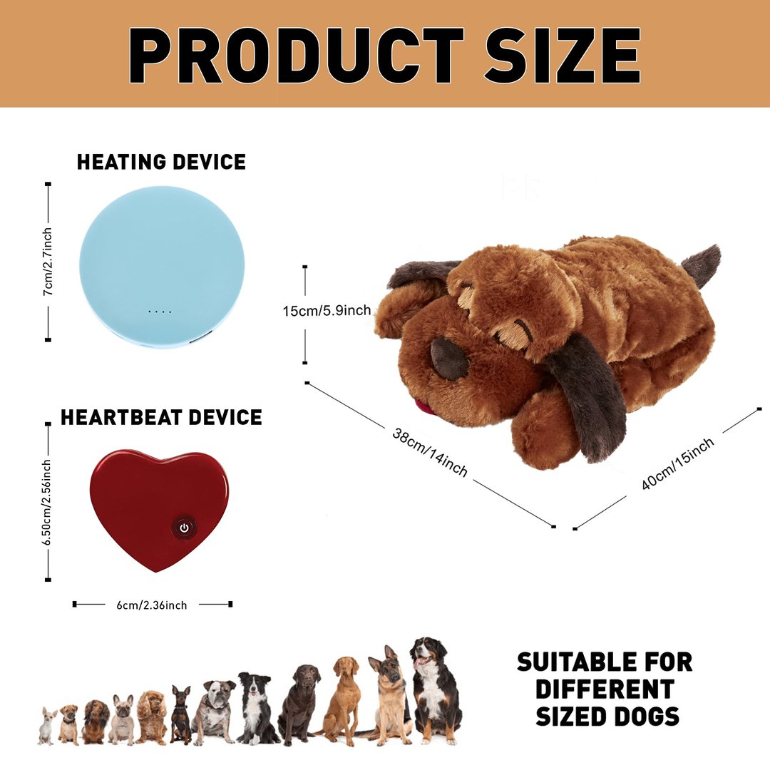 BarkieTM Heartbeat Stuffed Toy