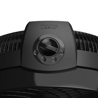 Lasko 20 in. 3 Speeds Cyclone Floor Fan in Black with 90 Degrees Tilt Adjustment Built-In Carry Handle Wall Mountable A20515