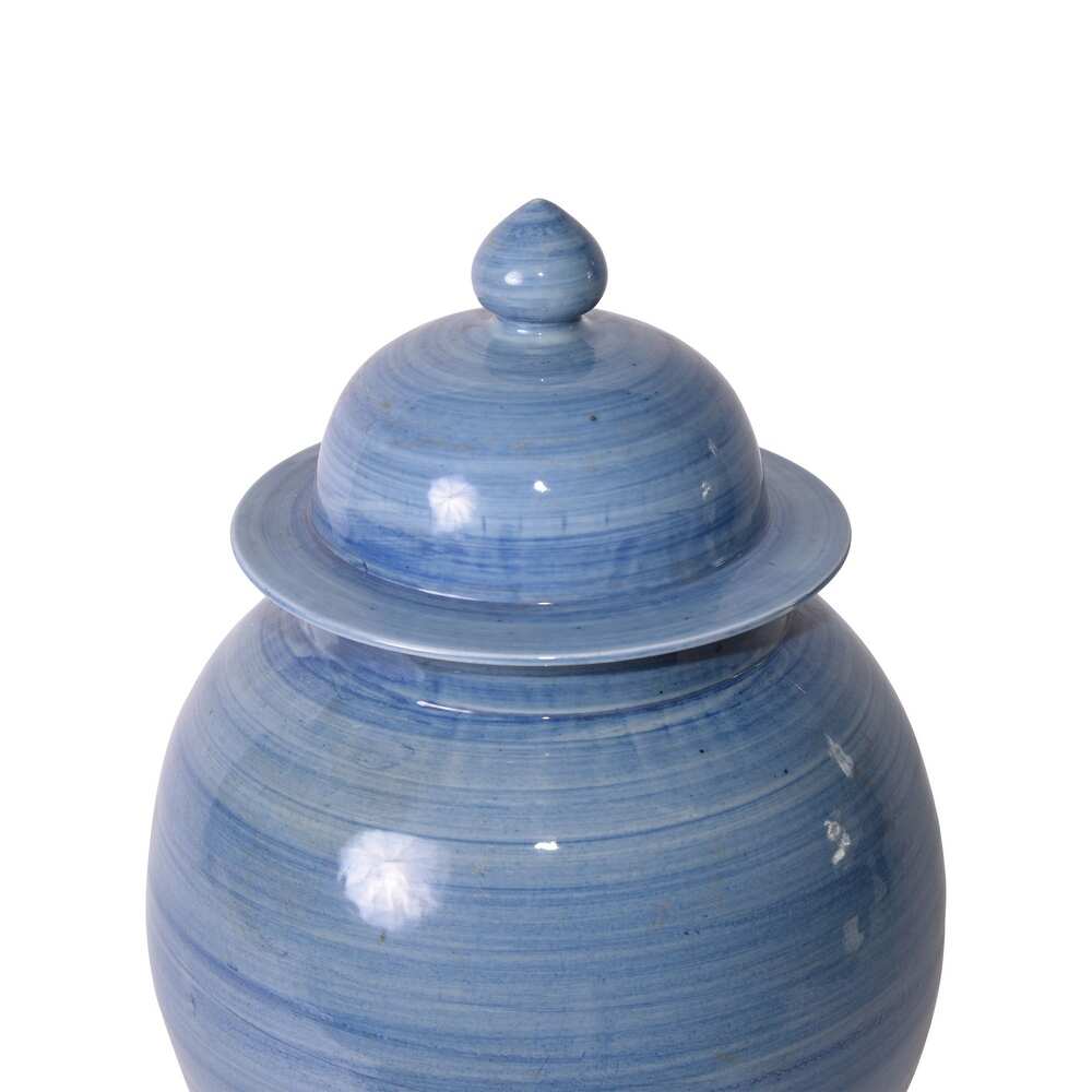 Lake Blue Temple Jar Medium