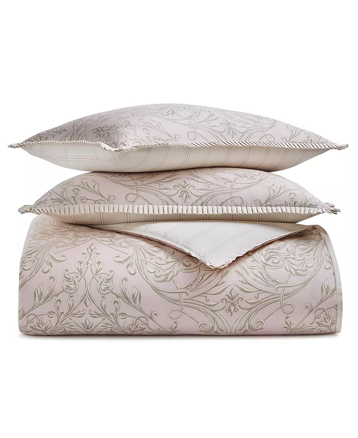 Hotel Collection CLOSEOUT! Toile Medallion 3-Pc. Duvet Cover Set， Full Queen，