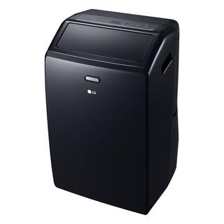 LG 10000 BTU (DOE) 115-Volt Portable Air Conditioner Cools 450 sq. ft. with Dehumidifier Function Wi-Fi Enabled in Black LP1023BSSM