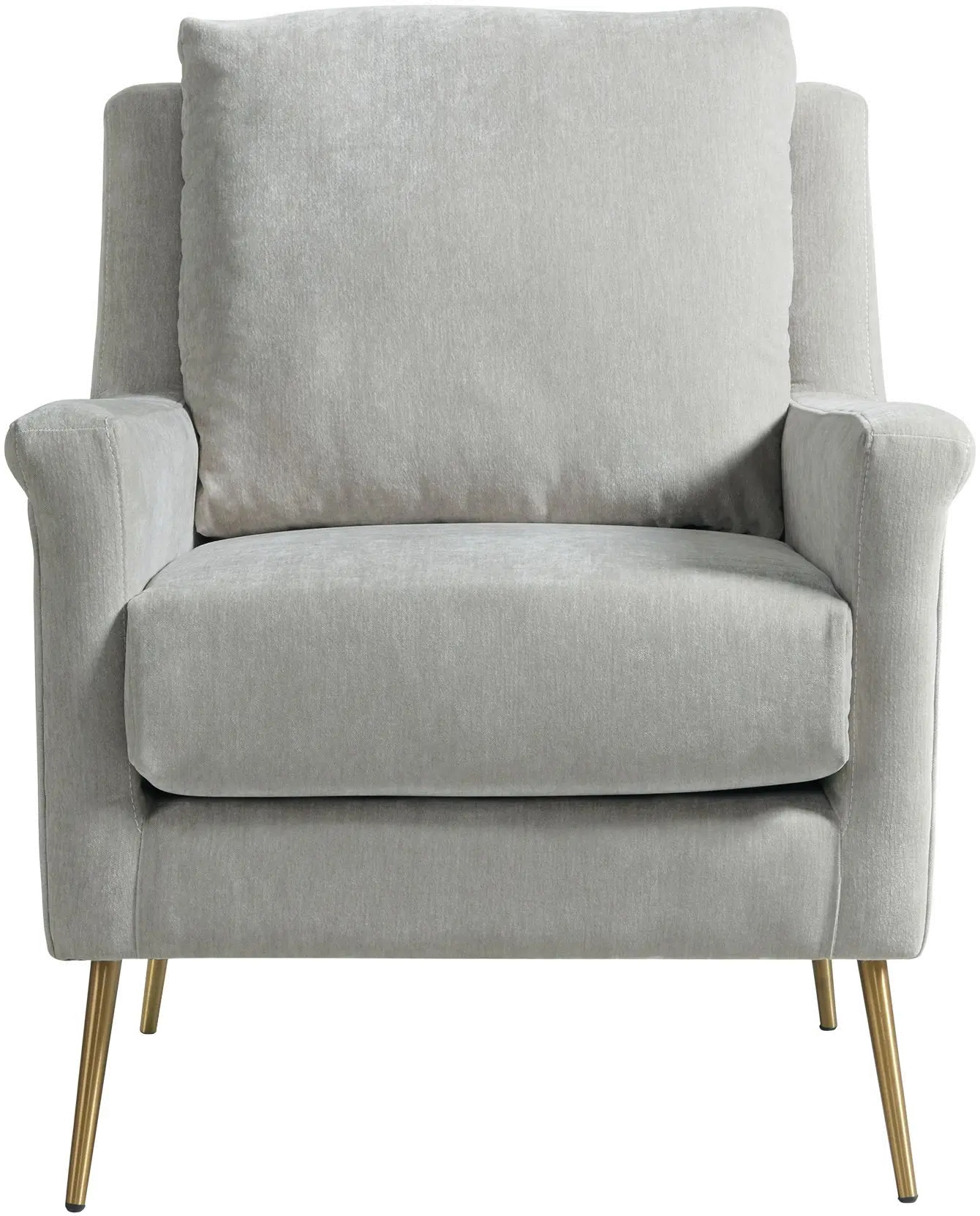 Cambridge Mid Century Modern Dove Gray Accent Chair