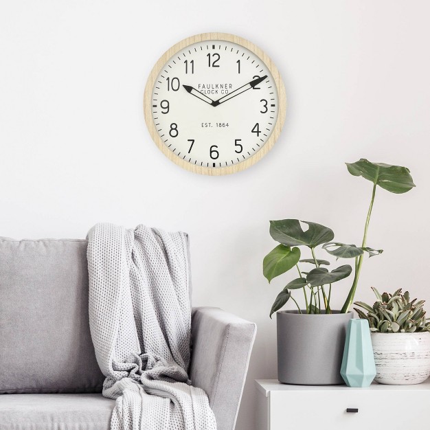 Wall Clock Wood