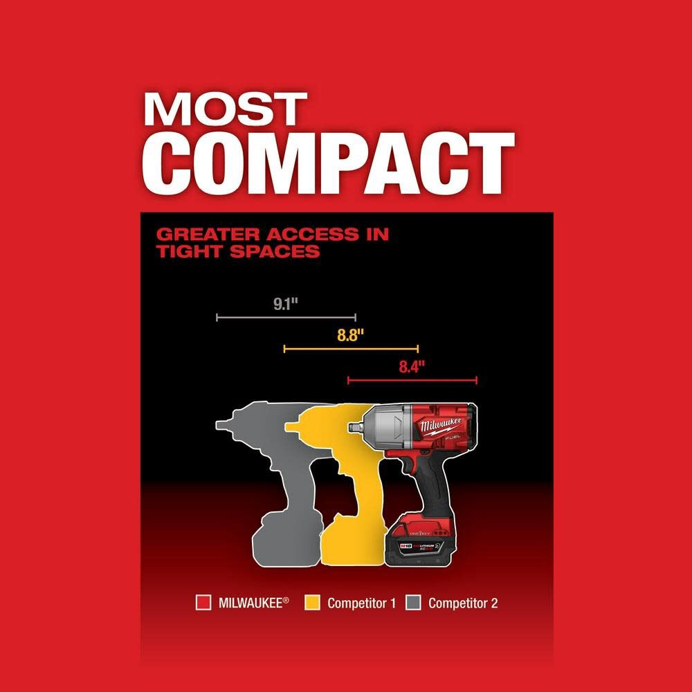 MW M18 FUEL with ONE-KEY High Torque Impact Wrench 1/2