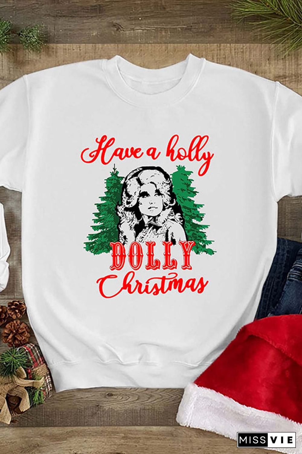 Have A Holly Dolly Christmas Sweatshirt Wholesale