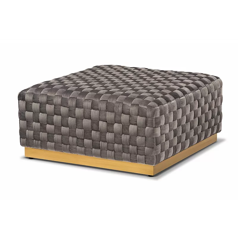 Baxton Studio Noah Ottoman