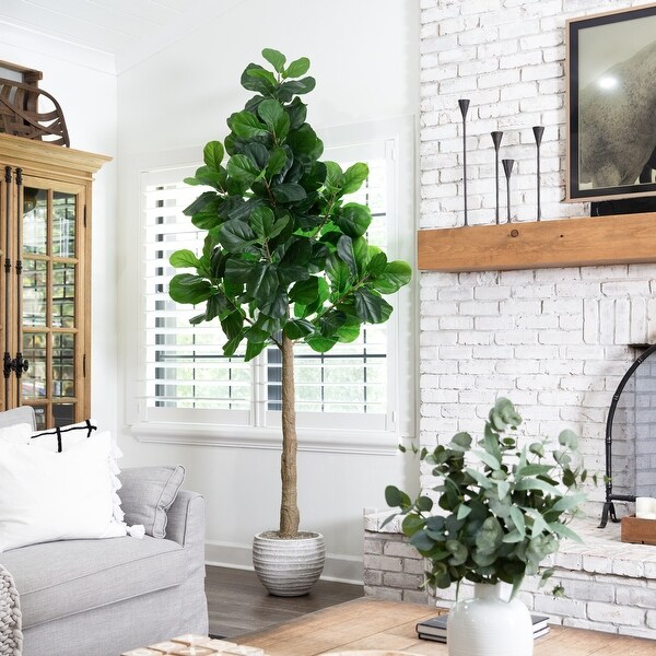 9' Artificial Fiddle Leaf Fig Tree