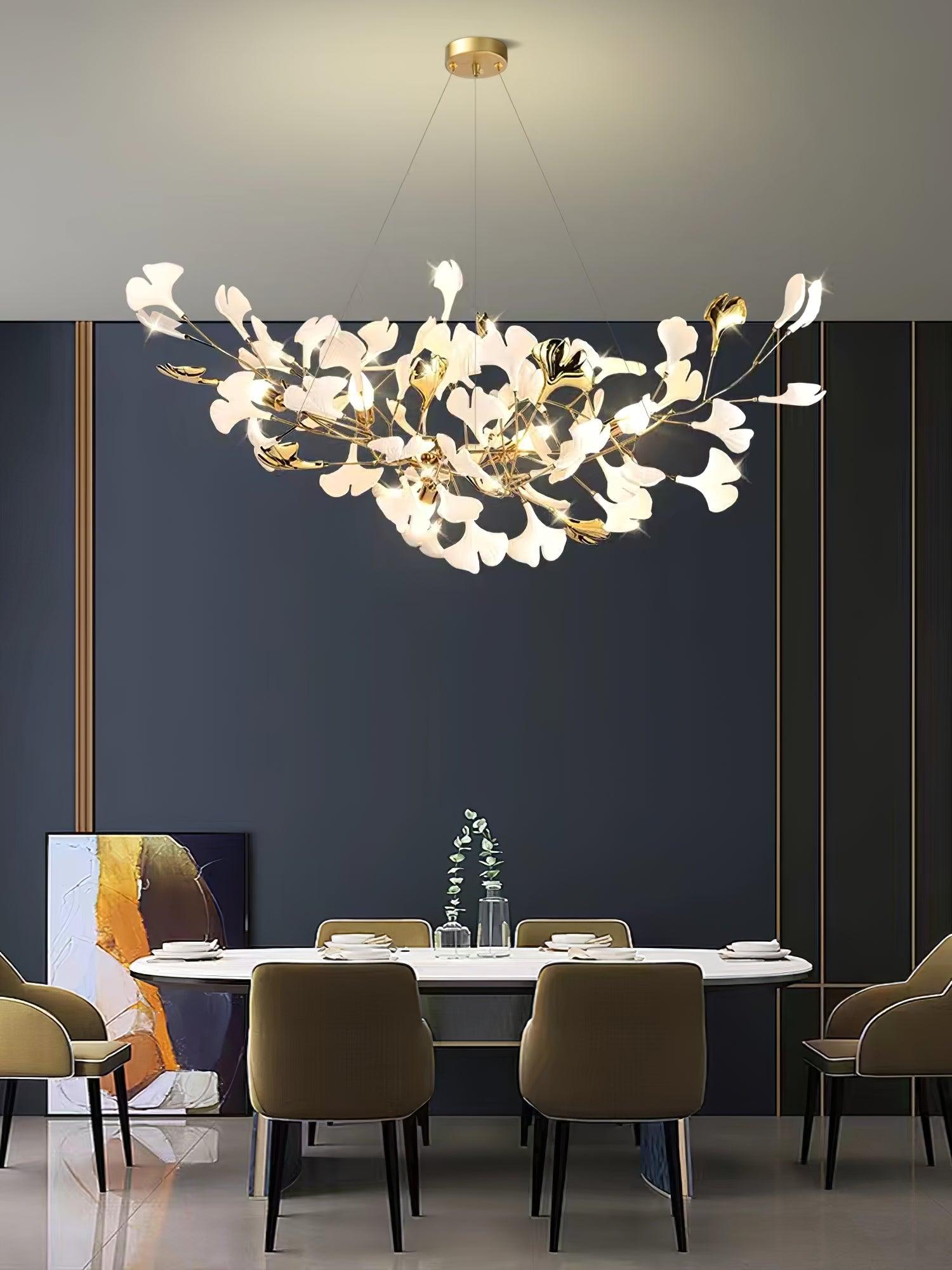 Gingko Chandelier B