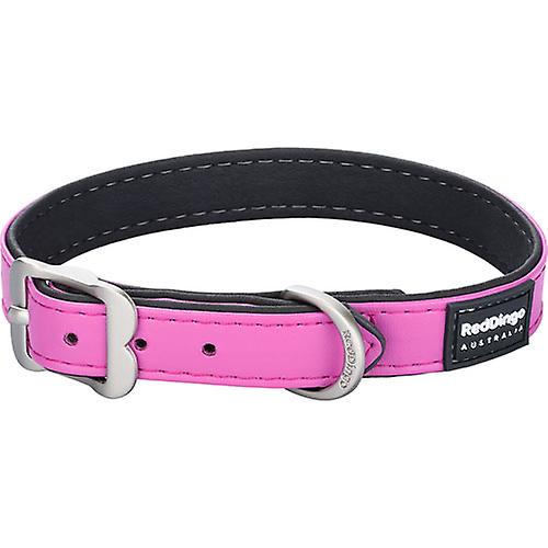 Elegant Vegan Leather Collar (Hot Pink)