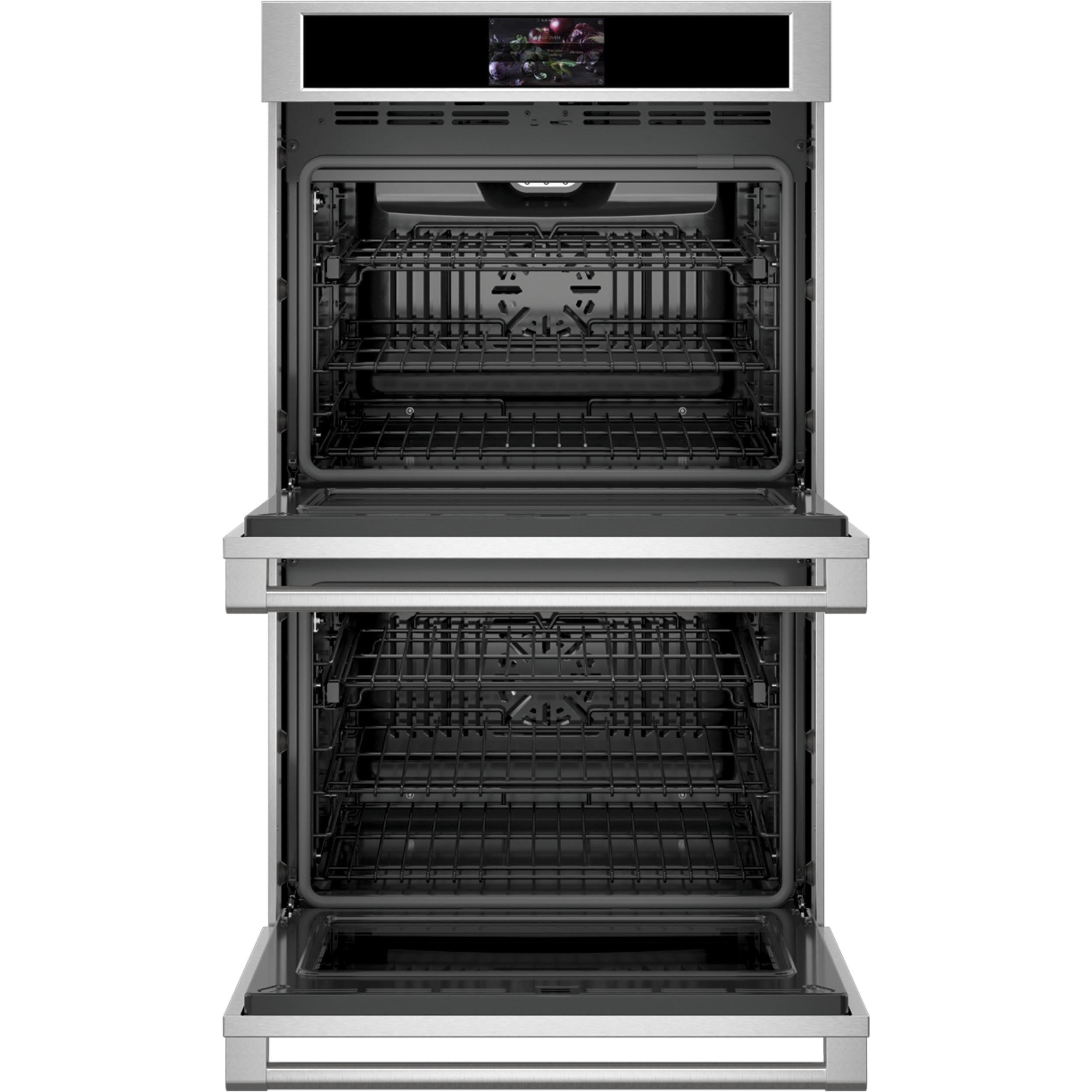 Monogram 30-inch, 10 cu.ft. Built-in Double Wall Oven with True European Convection ZTD90DPSNSS