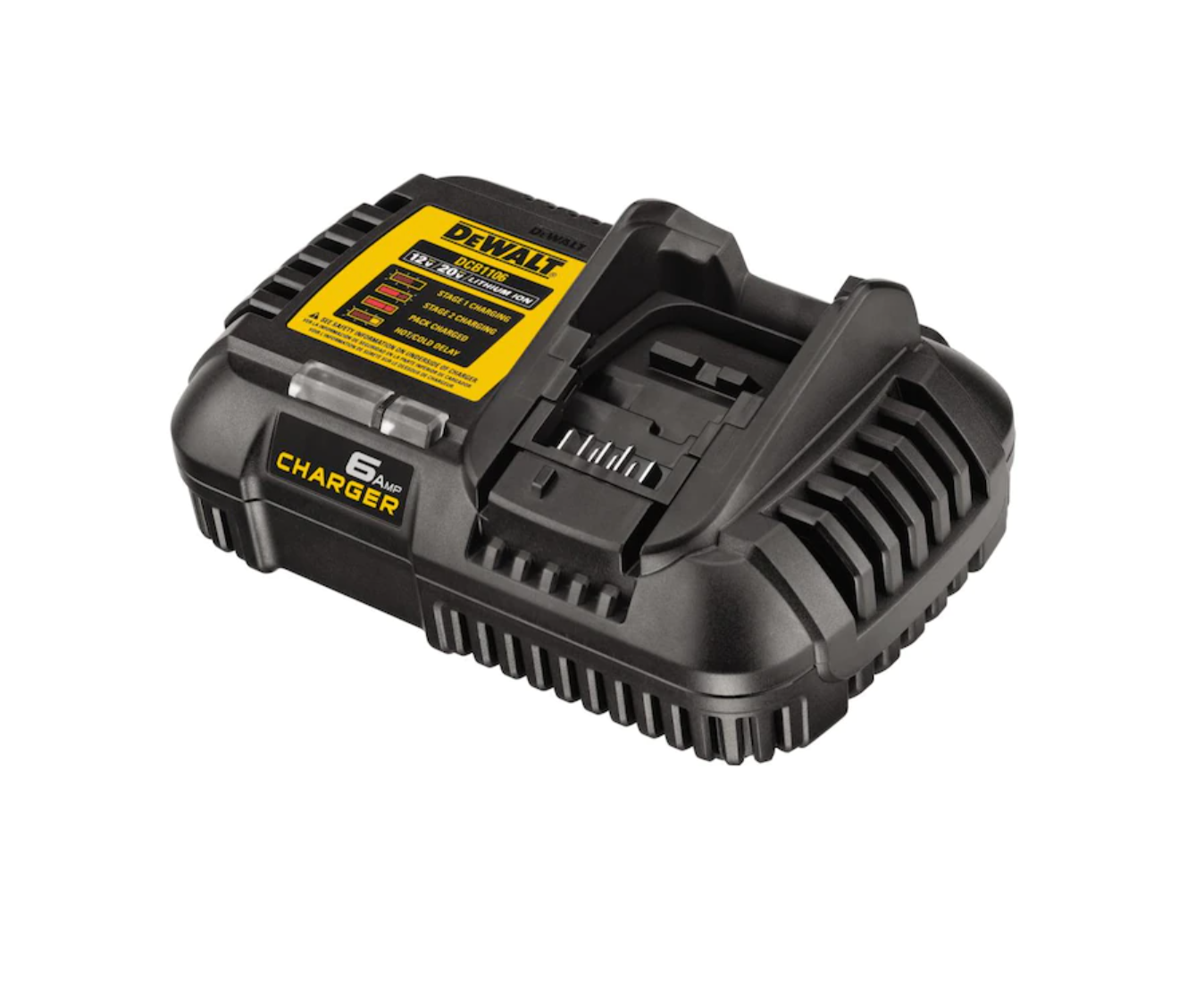 DEWALT DCB1106 12-Volt and 20-Volt Power Tool Battery Charger