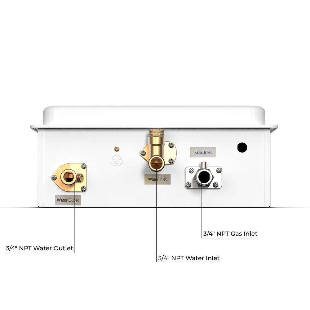 Eccotemp Builder Grade 6.0 GPM Indoor Liquid Propane Gas Tankless Water Heater 6GB-ILP