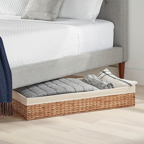 Rattan Montauk Long Storage Bin