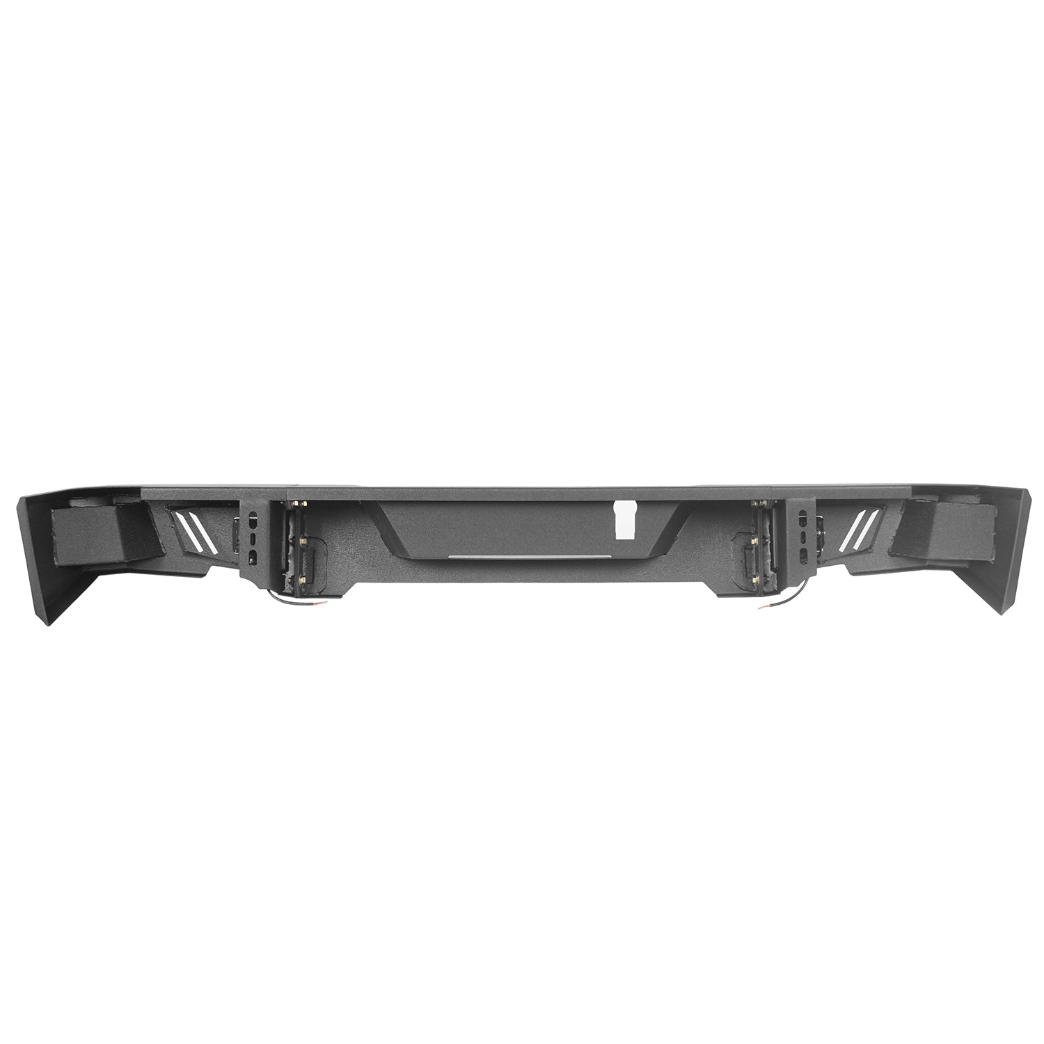 Hooke Road Rear Bumper Fit Dodge Ram 1500 2009-2018 with License Plate Hole and LED Spotlights