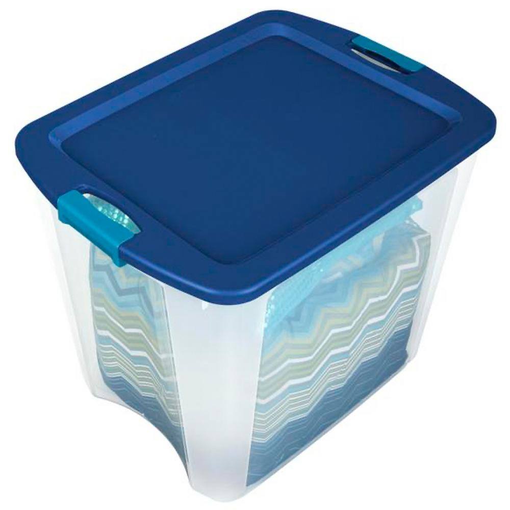 Sterilite 26 Gal. Latch and Carry Storage Tote Box Container (8-Pack) 8 x 14489604