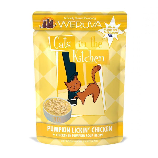 Weruva Cats In the Kitchen Pumpkin Lickin Chicken Single Pouches Wet C