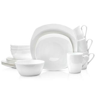 STONE LAIN Stone Lain Juliette 32-Piece Dinnerware Set Bone China Service For 8 White BLB0236-B020002