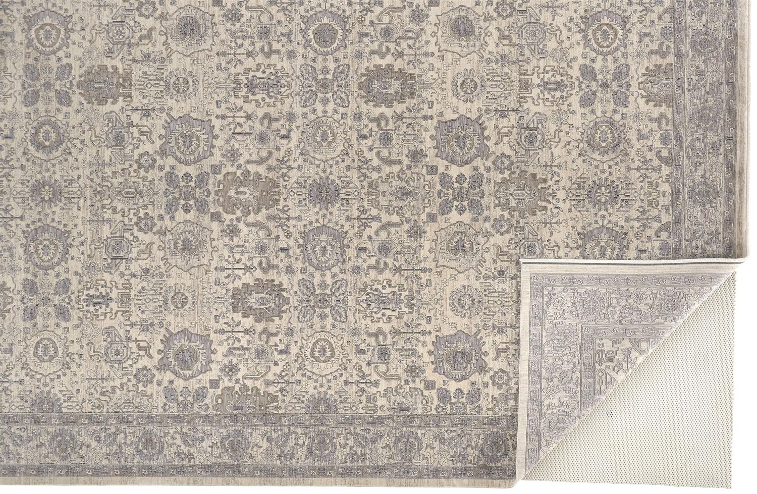 Gilford Beige and Gray Rug by BD Fine