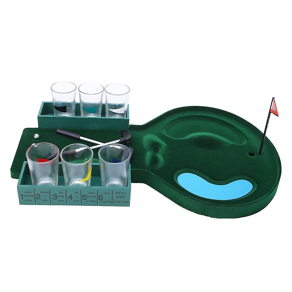 Mini Tabletop Golf Game Set Entertainment Desktop Golf Party Drinking Beer Game For Grown Man