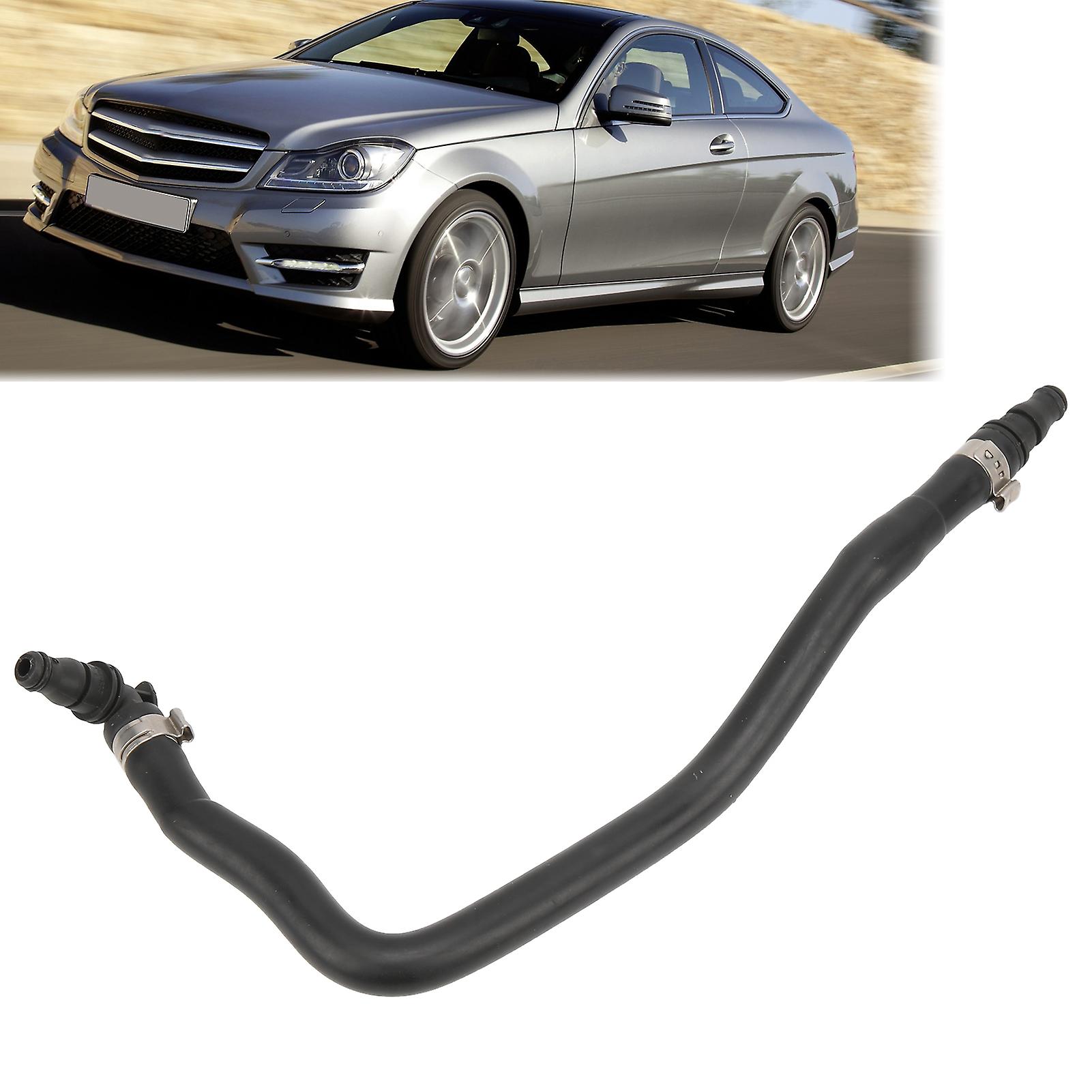 Radiator Vent Hose 2045010925 Rubber Black Replacement For Benz Cclass W204 20072014