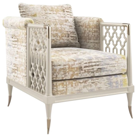 Lattice Entertain You   Contemporary   Armchairs And Accent Chairs   by Caracole  Houzz