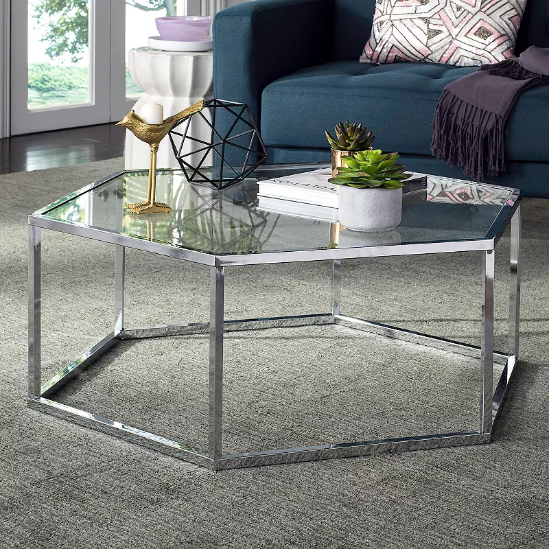 Safavieh Contemporary Glass Coffee Table