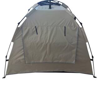 Tidoin 5-Person ABS Plus PC Portable Backpack Tent with Storage Bag Beige QD-YDW2-554