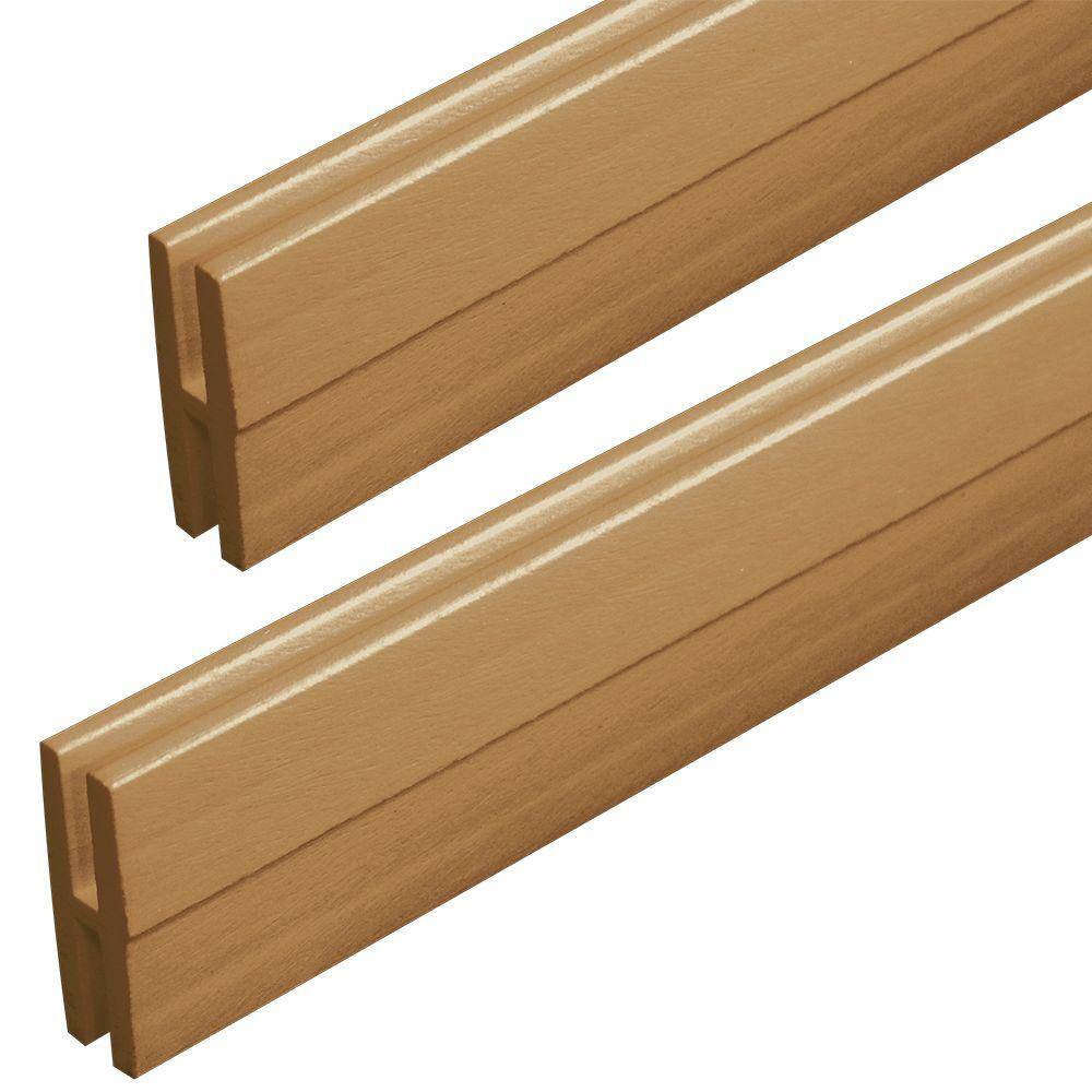 Veranda 4 ft. Sierra Cedar Vinyl Lattice Divider (2-Pack) 73004701