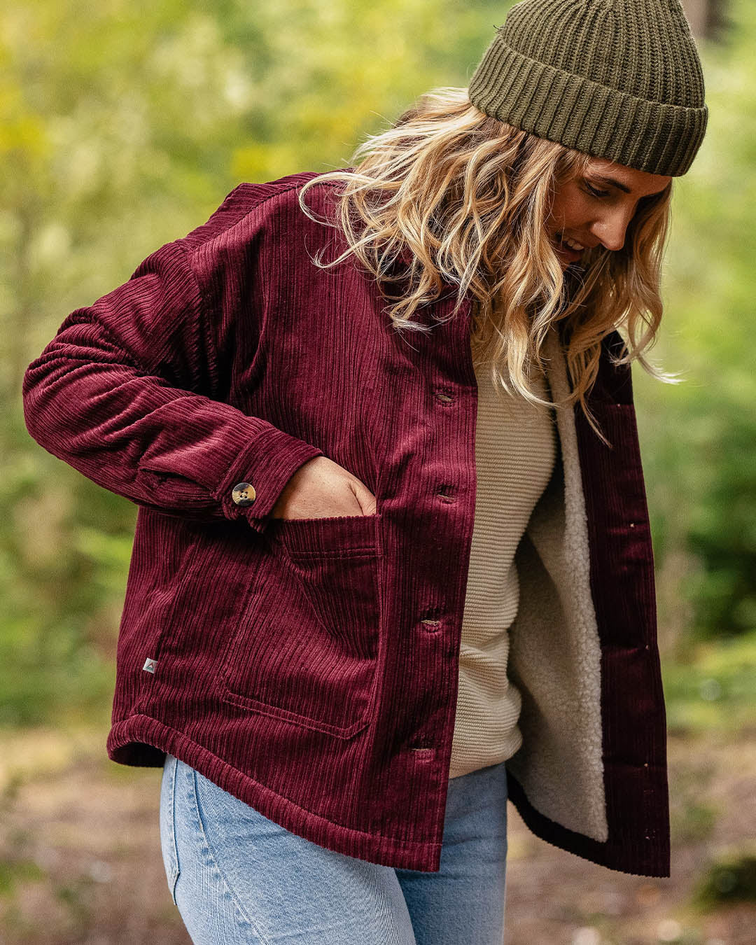 Flint Corduroy Overshirt - Windsor Wine