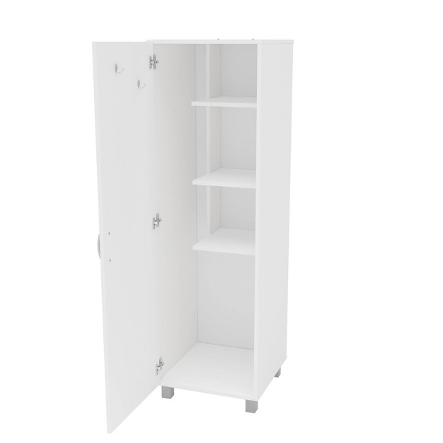 1 Door Storage Cabinet White