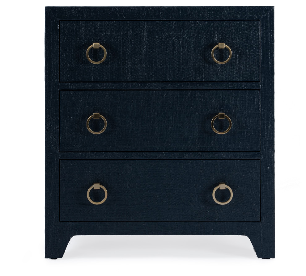 Bar Harbor Raffia 3 Drawer Chest   Transitional   Accent Chests And Cabinets   by Butler Specialty Company  Houzz