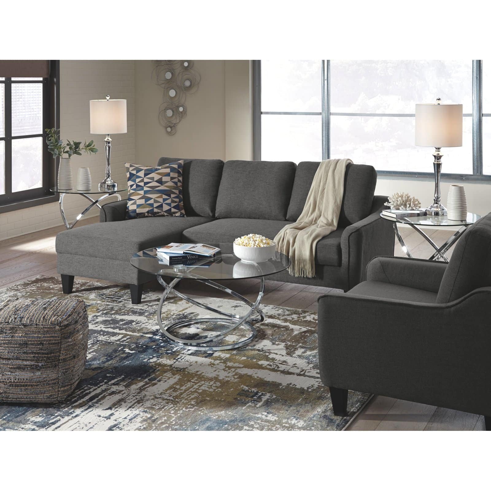 Signature Design by Ashley Jarreau Chaise Sofa Sleeper